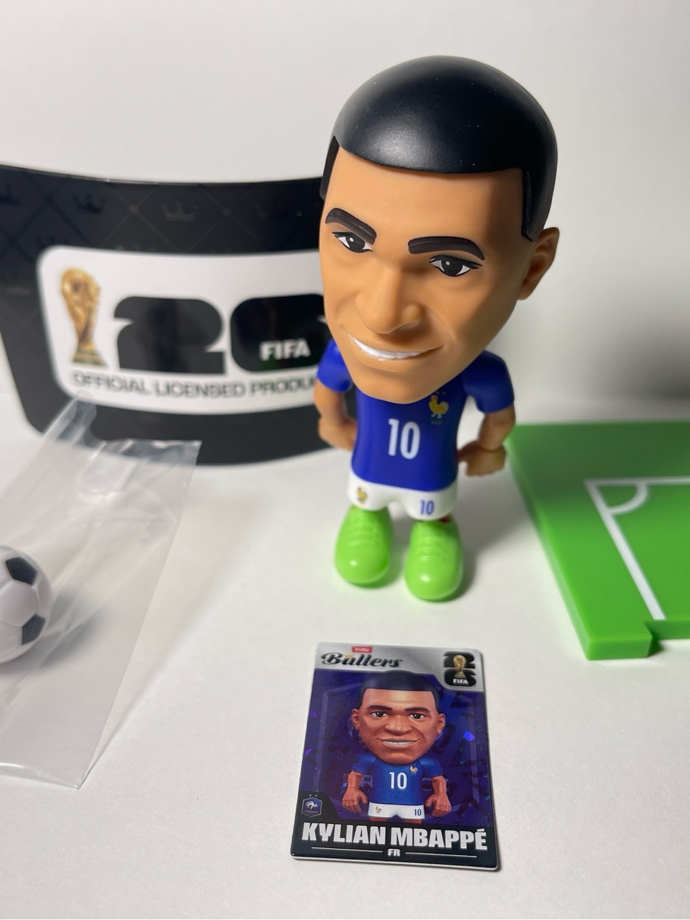 FIFA Kylian Mbappé Blue Soccer Figure - Kids Action Toy